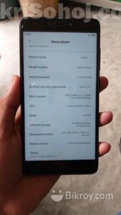Xiaomi Redmi Note 4X Full fresh 4/64 (Old)